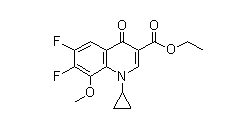 加替沙星中间体 1-环丙基-6,7-二氟-1,4-二氢-8-甲氧基-4-氧代-3-喹啉羧酸乙酯