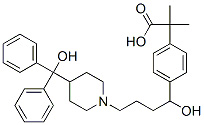 4-[4-[4-(羟基二苯基甲基)-1-哌啶基]-1-羟基丁基]-alpha,alpha-二甲基苯乙酸