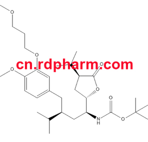 [(1S,3S)-3-[[4-甲氧基-3-(3-甲氧基丙氧基)苯基]甲基]-4-甲基-1-[(2S,4S)-四氢-4-异丙基-5-氧代-2-呋喃基]戊基]氨基甲酸叔丁酯