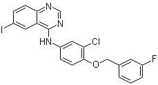 LAPATINIB INTERMEDIATE-1:N-[3-Chloro-4-(3-Fluorobenzyloxy)-Phenyl]-6-Iodoquinazolin-4-Amine